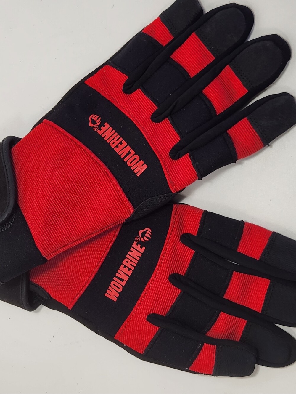 Wolverine Mechanics General Utility Construction Red/Black Work Gloves Size L